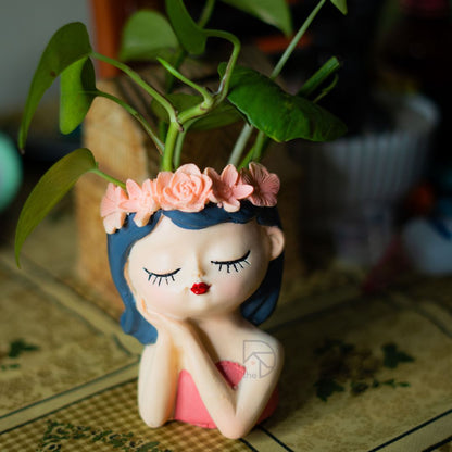 Cute Girl Planter/Pot