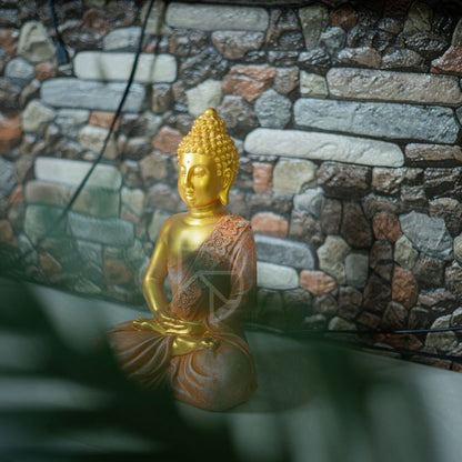 Meditating Buddha Statue (Golden)