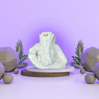 Lord Ganesha for home decor and table decor (White)