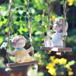 Cute Girl Swing Hanging Decor