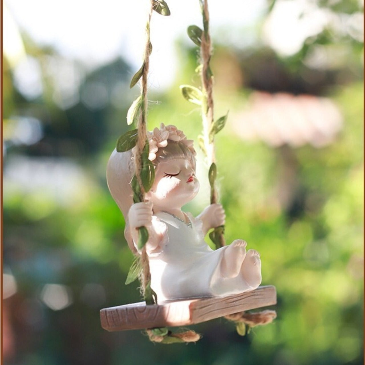 Cute Girl Swing Hanging Decor