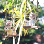 Cute Girl Swing Hanging Decor