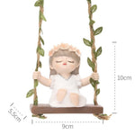 Cute Girl Swing Hanging Decor