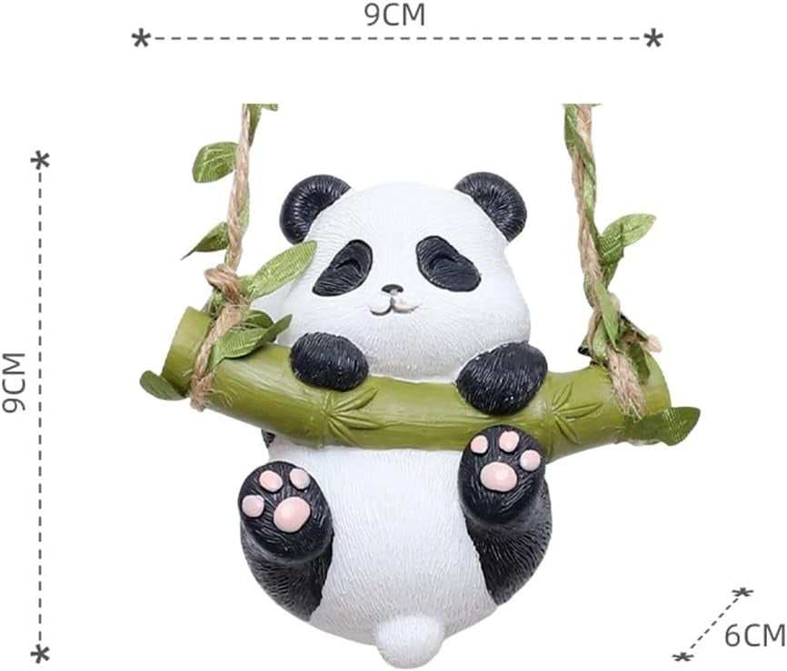 Cute Panda Swing Hanging Decor