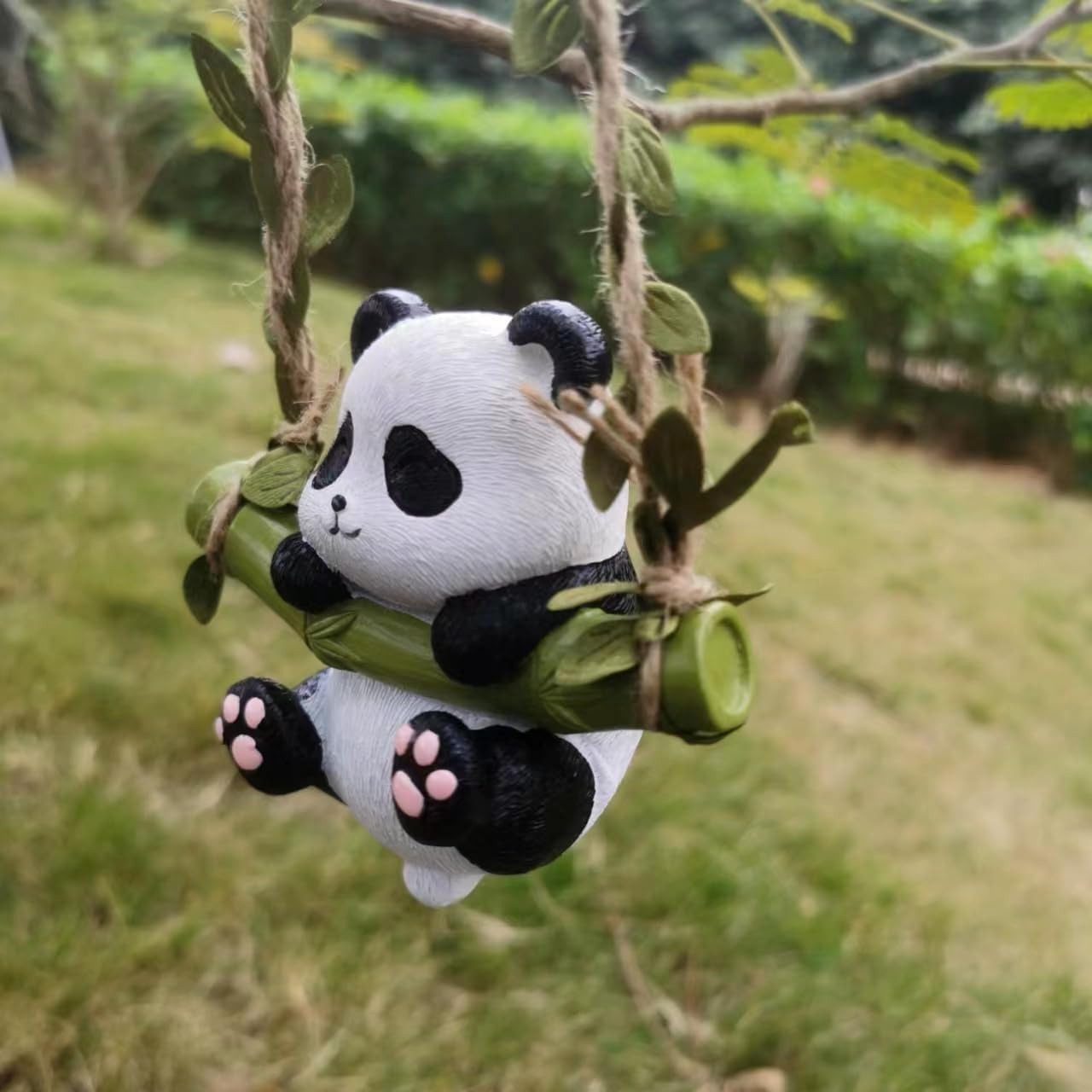 Cute Panda Swing Hanging Decor