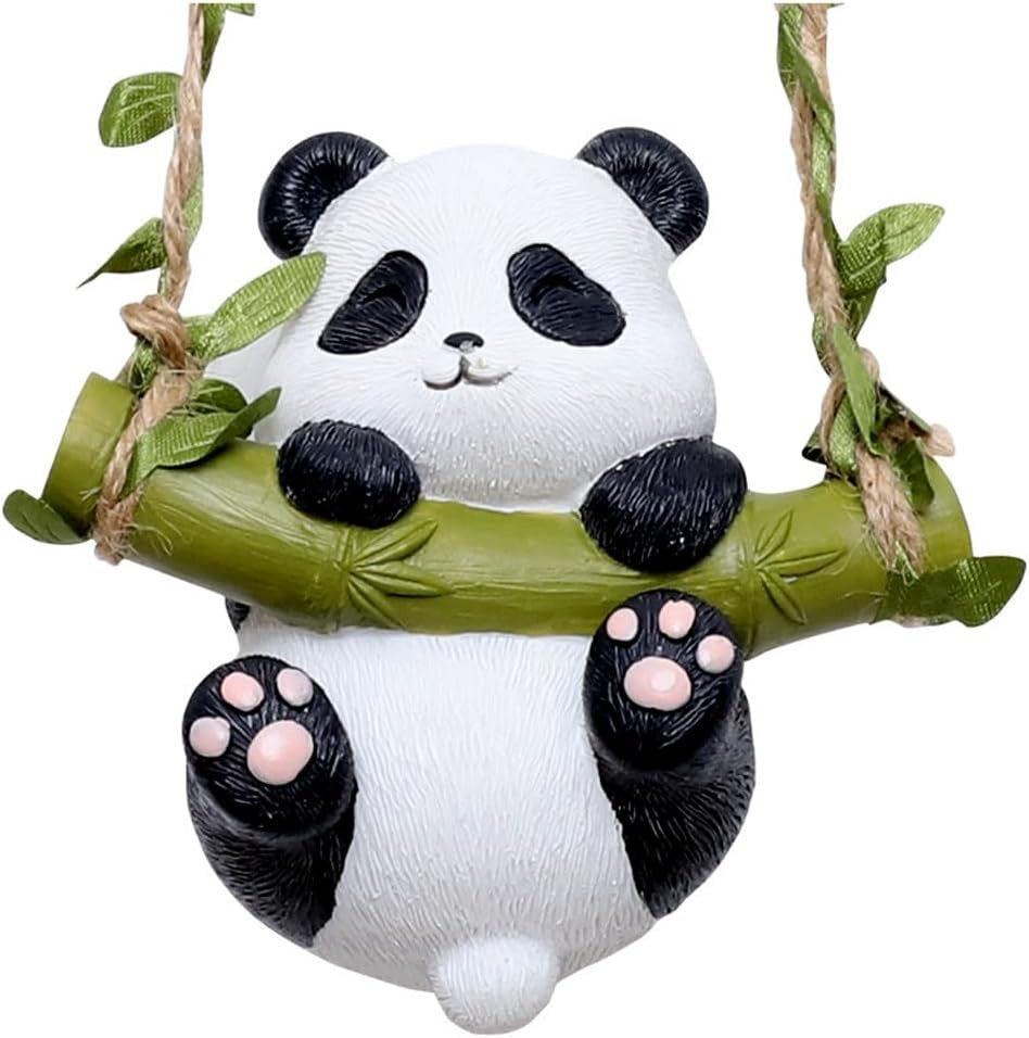 Cute Panda Swing Hanging Decor