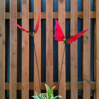 Flying Butterfly Garden Stakes for Pots & Beds — Set of 2