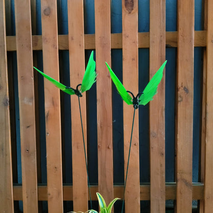 Flying Butterfly Garden Stakes for Pots & Beds — Set of 2