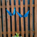Flying Butterfly Garden Stakes for Pots & Beds — Set of 2