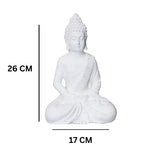 White Buddha Statue 10" - The Decorshed