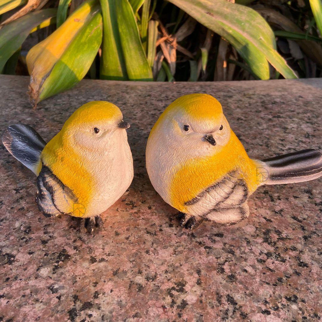 Yellow Birds for Bonsai Tray Decoration - The Decorshed