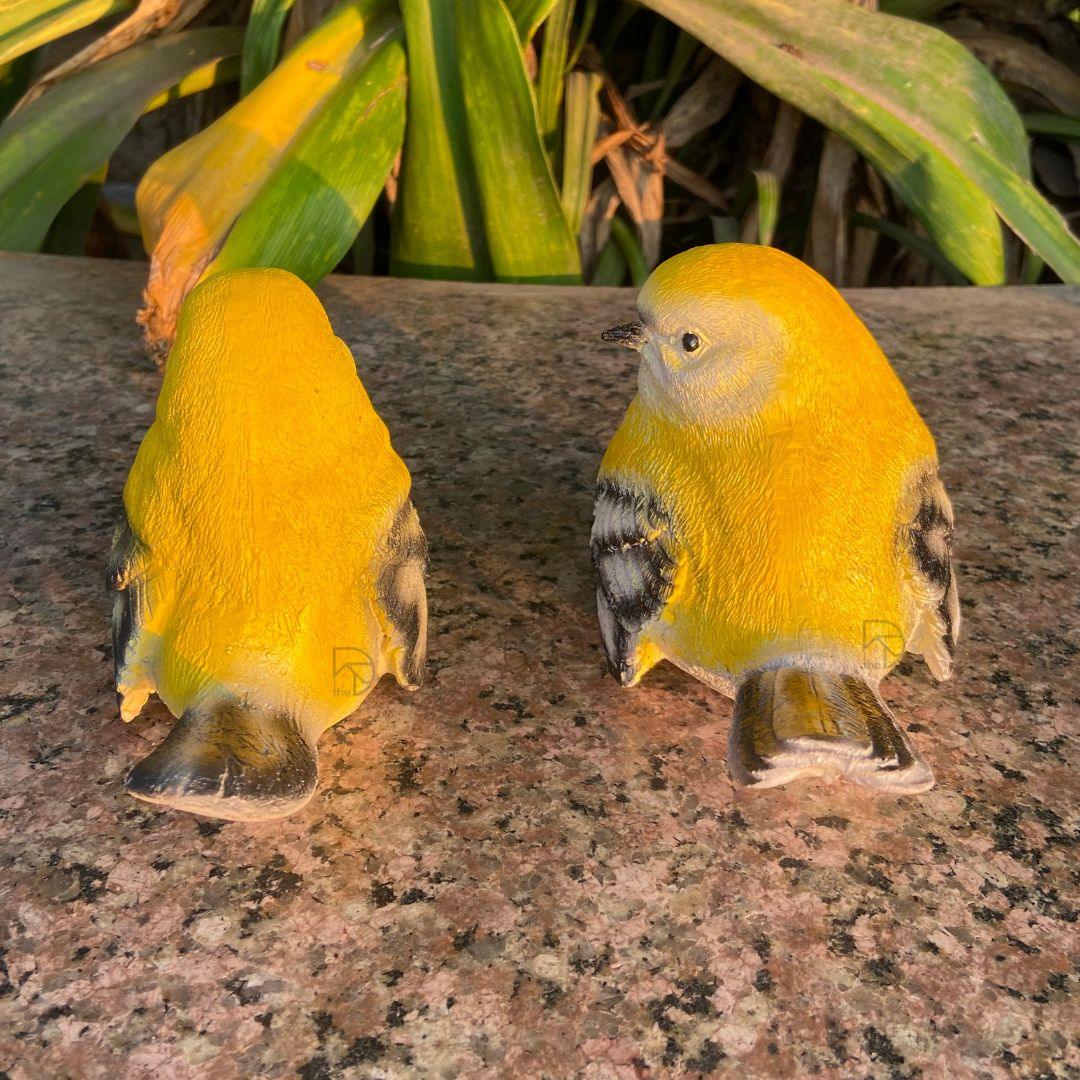 Yellow Birds for Bonsai Tray Decoration - The Decorshed