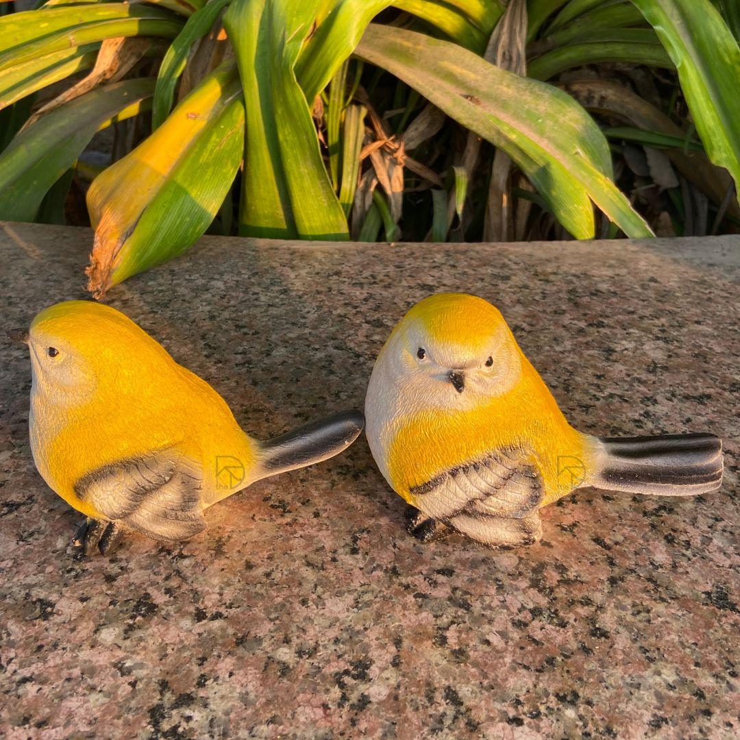 Yellow Birds for Bonsai Tray Decoration - The Decorshed