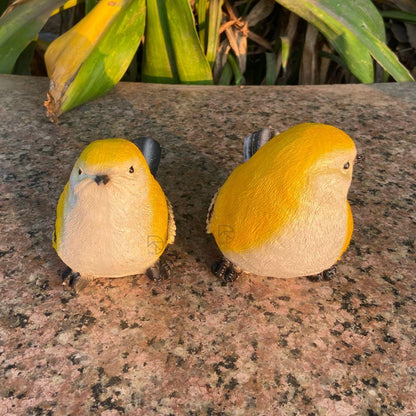 Yellow Birds for Bonsai Tray Decoration - The Decorshed