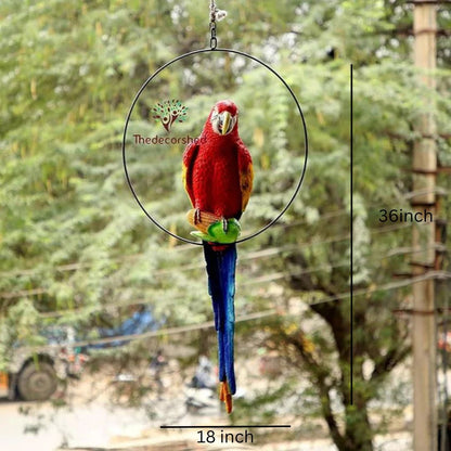 Big Ring Parrot For Garden Decor