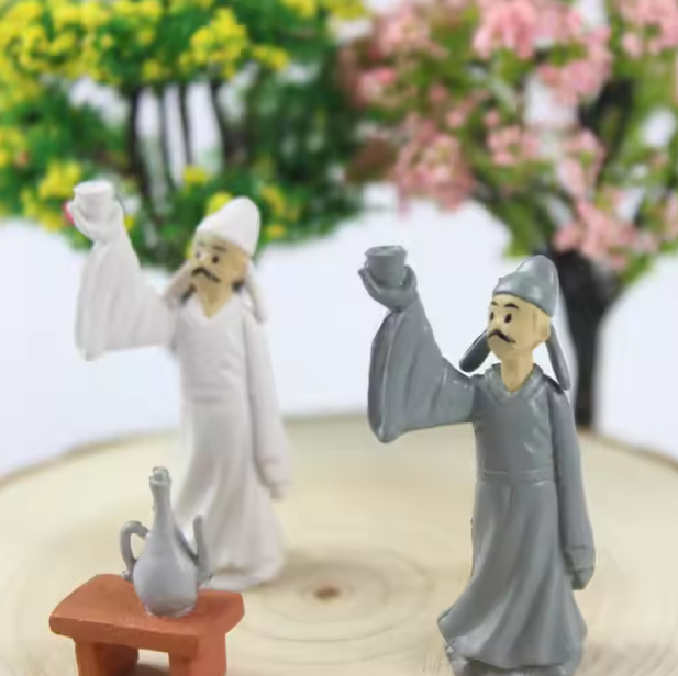 Miniature Li Bai for Tray Decor (Pack of 2)