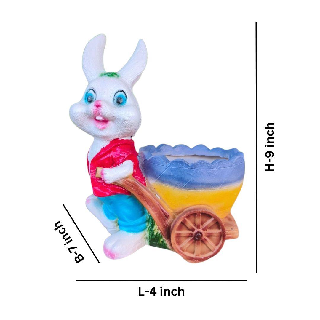 Rabbit Pulling Cart for Garden pots - The Decorshed