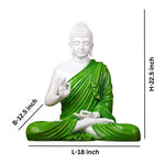 Green Tranquility Buddha Statue - The Decorshed