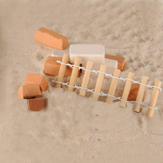 Miniature Round Fence for Tray Decor (Pack of 8)