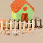 Miniature Round Fence for Tray Decor (Pack of 8)