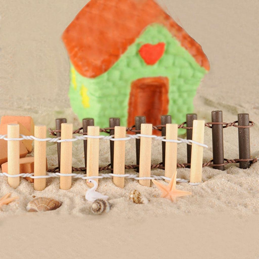 Miniature Round Fence for Tray Decor (Pack of 8)