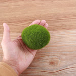 Miniature Green Foam Moss Stone for Bonsai Decor (Pack of 10 Different Size)