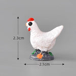 Miniature Hen/Chick for Fairy Garden, Garden Accessories (Pack of 5)