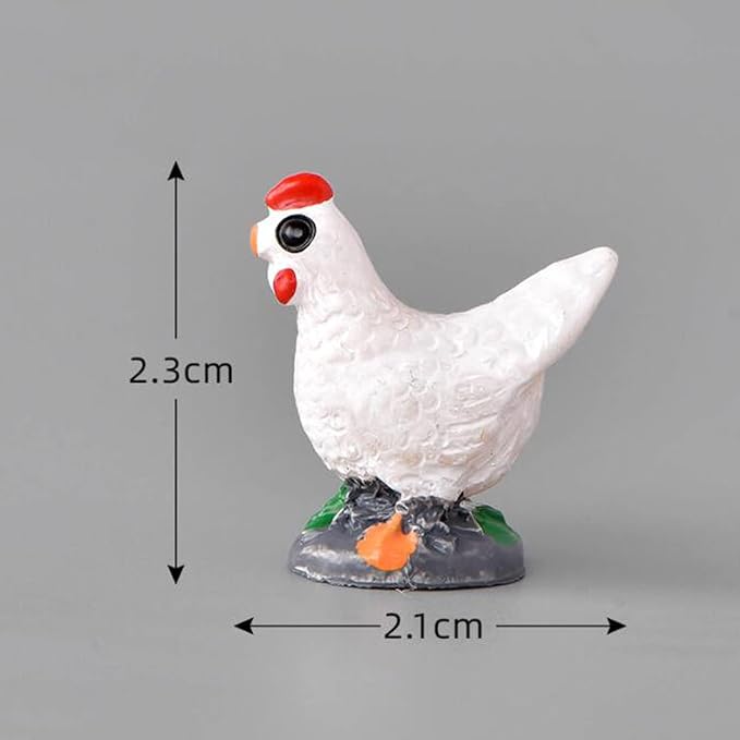 Miniature Hen/Chick for Fairy Garden, Garden Accessories (Pack of 5)