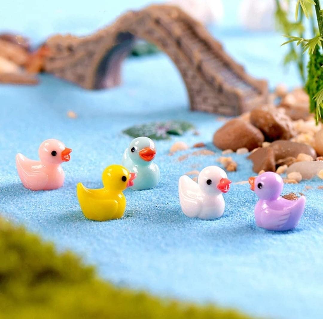 Miniature Baby Duck for Tray Decor (Pack of 10)