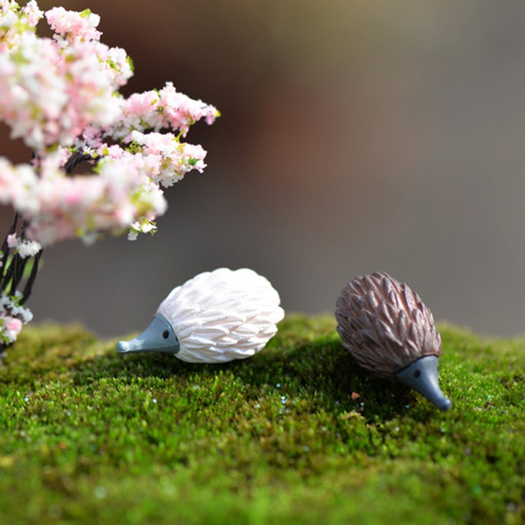 Miniature Porcupine for Tray Garden Accessories (Pack of 8)