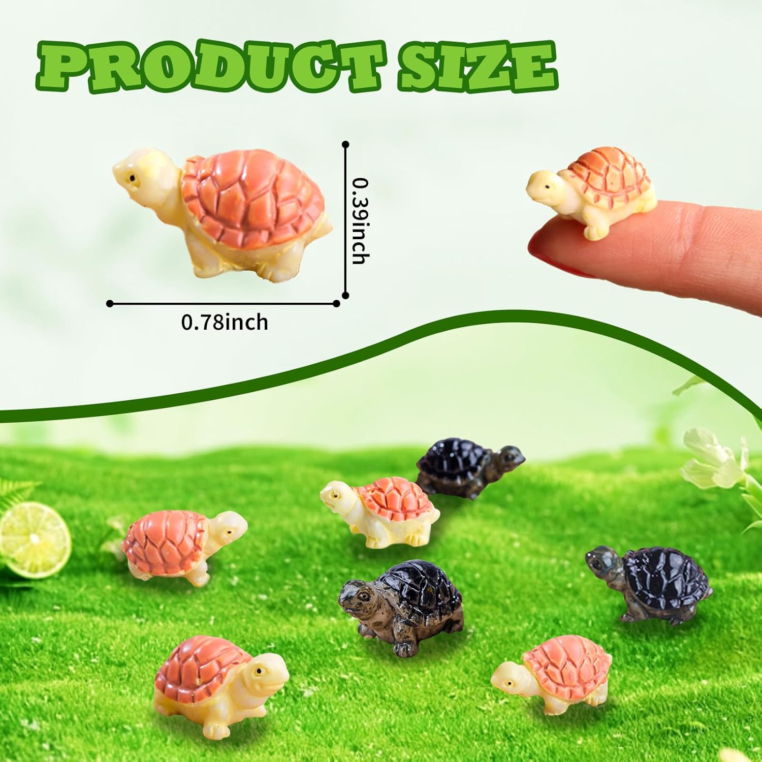 Miniature Turtle for Bonsai Tray decor(Pack of 10 )