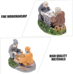 Miniature Old Man for Tray Decoration (Pack of 4)