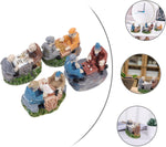 Miniature Old Man for Tray Decoration (Pack of 4)