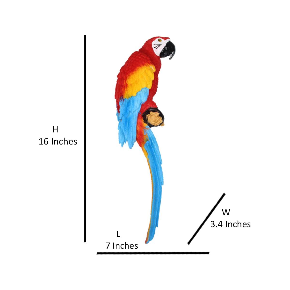 Wall Parrot for Garden Decor - The Decorshed