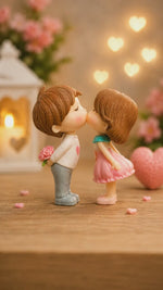 Miniature "Kissing Couple" for Gift / Birthday Cake Decor
