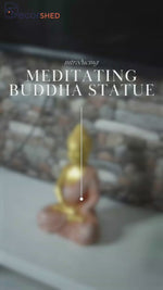 Meditating Buddha Statue (Golden)