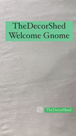 Welcome Gnome Statue