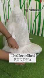 Snowy Bliss Buddha Statue (24 inch)