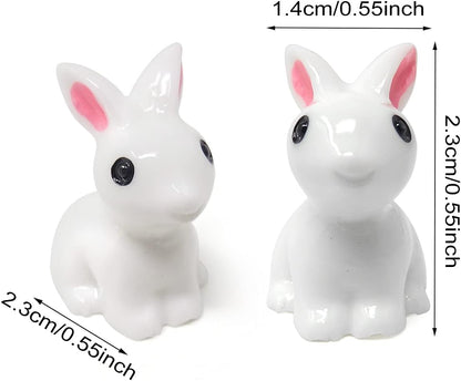 Miniature Rabbit for Bonsai Tray Decor (Pack of 10)