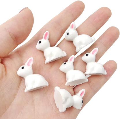 Miniature Rabbit for Bonsai Tray Decor (Pack of 10)