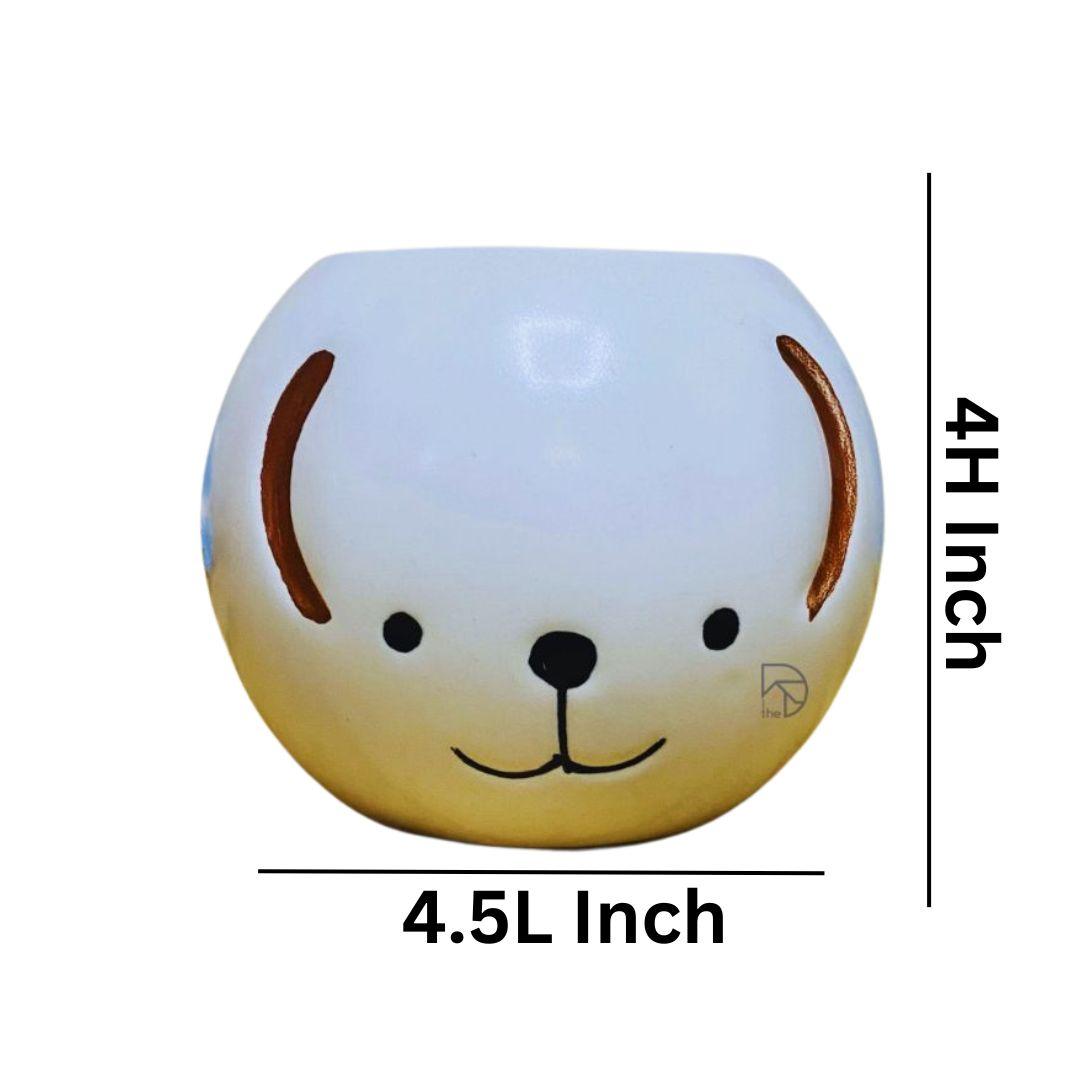 Cute Dog Ceramic Pot - The Decorshed