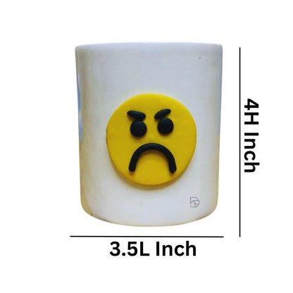 Emoji Ceramic Pot - The Decorshed