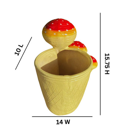 Mushroom Garden Pot